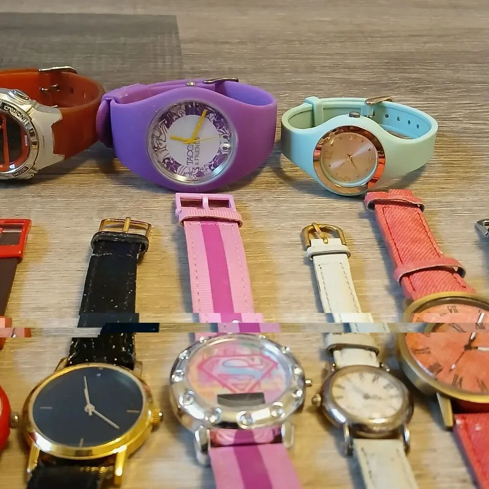 Watch Lot of 50+ Mixed Brands Vintage & Modern Parts/Repair/Craft Untested - A9